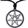 OhDeal4U Septagram 7 Pointed Fairy Star Heptagram Pewter Pendant Charm Amulet w Necklace