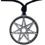 OhDeal4U Septagram 7 Pointed Fairy Star Heptagram Pewter Pendant Charm Amulet w Necklace OhDeal4U Septagram 7 Pointed Fairy Star Heptagram Pewter Pendant Charm Amulet w Necklace