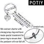POTIY Occupational Therapist Jewelry OT Keychain OT Gift Thank You So Much for Everything You Did for Me Appreciation Gift Thank You Gift for OT