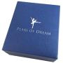 Pearl of Dream Dancing Dolphins Sterling Silver Pendant Necklace