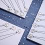 Besilver Zodiac Constellation Pendant Necklace Charm Women Men 925 Sterling Silver Horoscope Sign Astorlogy Necklace Celestial Symbols Jewelry Birthday Gifts for Wife Girlfriend Gift