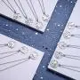 Besilver Zodiac Constellation Pendant Necklace Charm Women Men 925 Sterling Silver Horoscope Sign Astorlogy Necklace Celestial Symbols Jewelry Birthday Gifts for Wife Girlfriend Gift