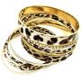 Baoqin Leopard Bangle Bracelets for Women - Multi Layers Casual Bracelet for Girls Women