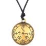 fishhook Key of Solomon The Sigil of The Archangel Samael for Magical Intentions Necklace