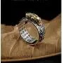 JAJAFOOK 990 Silver Stereoscopic FENG Shui PIXIU MANI Amulet Lucky Wealth Buddhist Jewelry Adjustable Ring JAJAFOOK 990 Silver Stereoscopic FENG Shui PIXIU MANI Amulet Lucky Wealth Buddhist Jewelry Adjustable Ring