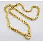 Mens Chain 23k 24k Thai Baht Yellow Gold Plated Filled Necklace Jewelry Women & Mens 26 inch 100 Grams Mens Chain 23k 24k Thai Baht Yellow Gold Plated Filled Necklace Jewelry Women & Mens 26 inch 100 Grams