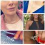 Custom Name Necklace 18K Gold Plated Sterling Silver Personalized Script Nameplate Jewelry Gift for Women