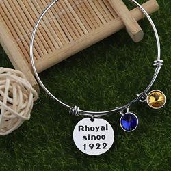 SEIRAA Sigma Gamma Rho Sorority Bracelet SGR Charm Bracelet Jewelry Rhoyal Since 1922 Sorority Paraphernalia Gift for Her