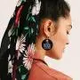 FUTTMI 16 Pairs African Map Women Earrings Round Natural Wooden Painted Earrings Ethnic Style Dangle Earring Set for Women Girls FUTTMI 16 Pairs African Map Women Earrings Round Natural Wooden Painted Earrings Ethnic Style Dangle Earring Set for Women Girls
