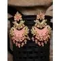 Crunchy Fashion Bollywood Jewellery Traditional Ethnic Bridal Bride Wedding Bridesmaid Pink Meenakari/Hand Painted Chandbaali Indian Earrings Jewelry For Women … Crunchy Fashion Bollywood Jewellery Traditional Ethnic Bridal Bride Wedding Bridesmaid Pink Meenakari/Hand Painted Chandbaali Indian Earrings Jewelry For Women …