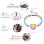 zeqingjw Heart Cremation Bracelet for Ashes Stainless Steel Urn Bangles for Ashes Memorial Keepsake Cremation Jewelry for Ashes Bracelet - Adjustable
