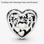 Pandora Jewelry I Love You Mom Heart Sterling Silver Charm Pandora Jewelry I Love You Mom Heart Sterling Silver Charm