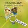 CYTING Butterfly Keychain You Can Go Through A Great Deal of Darkness Yet Become Something Beautiful Inspirational Keychain Graduation Gift Encouragement Gift
