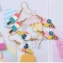 YINLIN Cute Colorful Ice Cream Pendant Necklace Sweet Food Jewelry