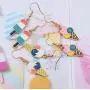 YINLIN Cute Colorful Ice Cream Pendant Necklace Sweet Food Jewelry