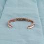 Zuo Bao Religious Jewelry with God All Things are Possible Hair Tie Bracelet Faith Cuff Bangle Bracelet Christian Gifts