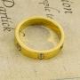 LAOBOYS JEWELLERY 18k Gold Plated Love Ring Gold Best Gift Statement Rings Women Bands Wedding Engagement Valentines Day Christmas Birthday Gifts