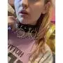 Gothic Jewelry-Adjustable Leather Choker Goth Necklace for Women-PU O Shape Punk Rock Black Soft Collar Chain Choker Cosplayer Gothic Jewelry-Adjustable Leather Choker Goth Necklace for Women-PU O Shape Punk Rock Black Soft Collar Chain Choker Cosplayer