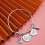 Eigso Music Themed Bracelet Music Charm Jewelry Music Lover Gifts Singer Gift Music Teacher Bracelet