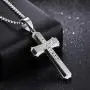 URDEAR Polished Stainless Steel Cross Pendant Necklace Gorgeous Jewelry Gifts for Men Women, 21 Chain URDEAR Polished Stainless Steel Cross Pendant Necklace Gorgeous Jewelry Gifts for Men Women, 21 Chain