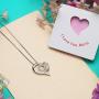 Milamiya I Love You Mom Heart Pendant Necklace, Gifts for mom, Mother-in-Law Necklace