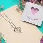 Milamiya I Love You Mom Heart Pendant Necklace, Gifts for mom, Mother-in-Law Necklace Milamiya I Love You Mom Heart Pendant Necklace, Gifts for mom, Mother-in-Law Necklace