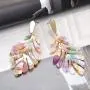 Acrylic Earring for Women - Statement Leaf Drop Dangle Earrings Resin Tortoise Leopard Earrings Bohemian Fashion Jewelry for Mom,Sister,Daughter Gifts Acrylic Earring for Women - Statement Leaf Drop Dangle Earrings Resin Tortoise Leopard Earrings Bohemian Fashion Jewelry for Mom,Sister,Daughter Gifts