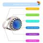Adjustable Mood Ring Antique Sterling Silver Finish Fine Handmade Mood Stone Free Gift MOJO