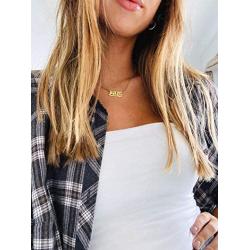 JIAHATE Birth Years Necklace for Women Girls,Initial Number Year Pendant Necklace Men Boy Birthstone Birthday Gift Charm Friendship Old English Arabic Mumerals Stainless Steel Necklace Jewelry