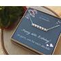 EFYTAL 60th Birthday Gifts for Women, 925 Sterling Silver Six CZ Bar Necklace For Her, 6 Decade Jewelry 60 Years Old