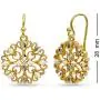 LeCalla Sterling Silver Jewelry Filigree Diamond-Cut Drop Dangler Earring for Women LeCalla Sterling Silver Jewelry Filigree Diamond-Cut Drop Dangler Earring for Women