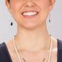 Silpada Dark Halo Natural Black Agate Drop Earrings in Sterling Silver