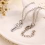 Luvalti Best Friends Necklace Set - Personalized Friendship Jewelry Gift - Family and Friends Jewelry