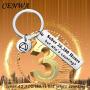 CENWA Sobriety Gift 1 Year 2 Years 3 Years 5 Years Sobriety Anniversary Keychain Recovery Jewelry Sober AF Gift