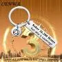 CENWA Sobriety Gift 1 Year 2 Years 3 Years 5 Years Sobriety Anniversary Keychain Recovery Jewelry Sober AF Gift