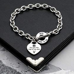 Bangtan Boys Bracelet Love Yourself Map of My Soul Bracelet Army Jewelry for Bangtan Boys Fans Girls