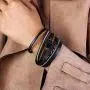 FANCY SHINY Leather Wrap Bracelet Boho Cuff Bracelets Crystal Bead Bracelet with Magnetic Clasp Jewelry Gifts for Women Teen Girls FANCY SHINY Leather Wrap Bracelet Boho Cuff Bracelets Crystal Bead Bracelet with Magnetic Clasp Jewelry Gifts for Women Teen Girls