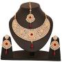 Touchstone Indian Bollywood Handcrafted Traditional Royal Mughal Kundan Polki Meenakari Enamel Colorful Wedding Designer Jewelry Long Necklace Set in Gold and Silver Tone for Women.