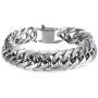 Hermah Heavy Mens Bracelet Chain 316L Stainless Steel Silver Gold Black Color Punk Double Curb Cuban Rombo Link 10/15mm 7-11inch Hermah Heavy Mens Bracelet Chain 316L Stainless Steel Silver Gold Black Color Punk Double Curb Cuban Rombo Link 10/15mm 7-11inch