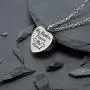 Forever My Friend Urn Necklace for Ashes Cremation Jewelry Fillable Necklace Stainless Steel Memorial Necklace