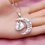 HOFOYA Jewelry Gifts for Daughter Form Mom and Dad,Birthday Day Gift for Daughter,Present for Women or Girl,I Love You Moon Necklace. HOFOYA Jewelry Gifts for Daughter Form Mom and Dad,Birthday Day Gift for Daughter,Present for Women or Girl,I Love You Moon Necklace.