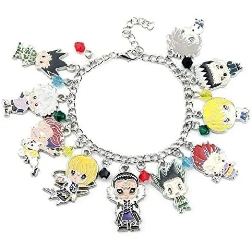 Mochun Hunter X Hunter Bracelet Anime Cartoon Kurapika Hisoka Charm Bracelets Accessories Cosplay Jewelry for Girls Boys Mochun Hunter X Hunter Bracelet Anime Cartoon Kurapika Hisoka Charm Bracelets Accessories Cosplay Jewelry for Girls Boys