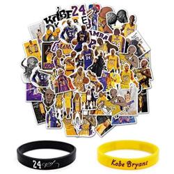 Vinyl Etchings Luxury Box Set of Silicone Bracelet (1Black Metallica Rubber Bracelet + 5 Colors +1 Metal Ring) Sports Bracelets Wristbands Black Mamba No.24 Kobe Bryan Lakers Legend