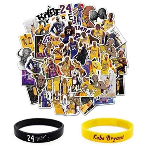 Vinyl Etchings Luxury Box Set of Silicone Bracelet (1Black Metallica Rubber Bracelet + 5 Colors +1 Metal Ring) Sports Bracelets Wristbands Black Mamba No.24 Kobe Bryan Lakers Legend Vinyl Etchings Luxury Box Set of Silicone Bracelet (1Black Metallica Rubber Bracelet + 5 Colors +1 Metal Ring) Sports Bracelets Wristbands Black Mamba No.24 Kobe Bryan Lakers Legend
