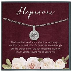 Grace of Pearl Mom Necklace Gift for Mom Necklace Gift for Stepmom Gift for Bonus Mom Gift for Mother in Law Necklace