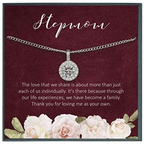 Grace of Pearl Mom Necklace Gift for Mom Necklace Gift for Stepmom Gift for Bonus Mom Gift for Mother in Law Necklace