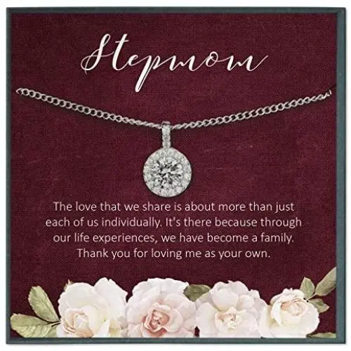 Grace of Pearl Mom Necklace Gift for Mom Necklace Gift for Stepmom Gift for Bonus Mom Gift for Mother in Law Necklace