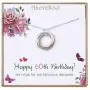 ALoveSoul 60th Birthday Gifts for Women - 925 Sterling Silver Six Circle intertwined Necklace for Her, 6 Decade Jewelry 60 Years Old 1961 Birthday Gifts ALoveSoul 60th Birthday Gifts for Women - 925 Sterling Silver Six Circle intertwined Necklace for Her, 6 Decade Jewelry 60 Years Old 1961 Birthday Gifts