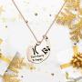 Simple Tiny Sloth Pendant Necklace Handstamped Dont Hurry Be Happy Sloth Jewelry for Women Girls Sloth Charm Necklace Gifts for Sloth Lovers and Animal Lovers