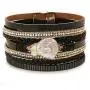AZORA Womens Leather Wrap Bracelets Multi Strands Feather Pearls Leather Cuff Braceler with Magnetic Clasp Boho Gift for Friends Teens Girls Lady AZORA Womens Leather Wrap Bracelets Multi Strands Feather Pearls Leather Cuff Braceler with Magnetic Clasp Boho Gift for Friends Teens Girls Lady